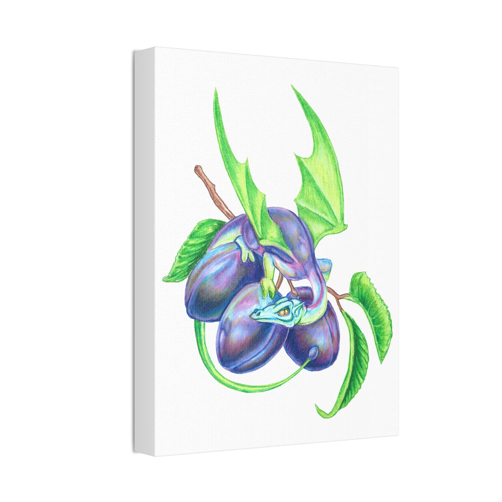 "Plum Dragon" Print on Canvas