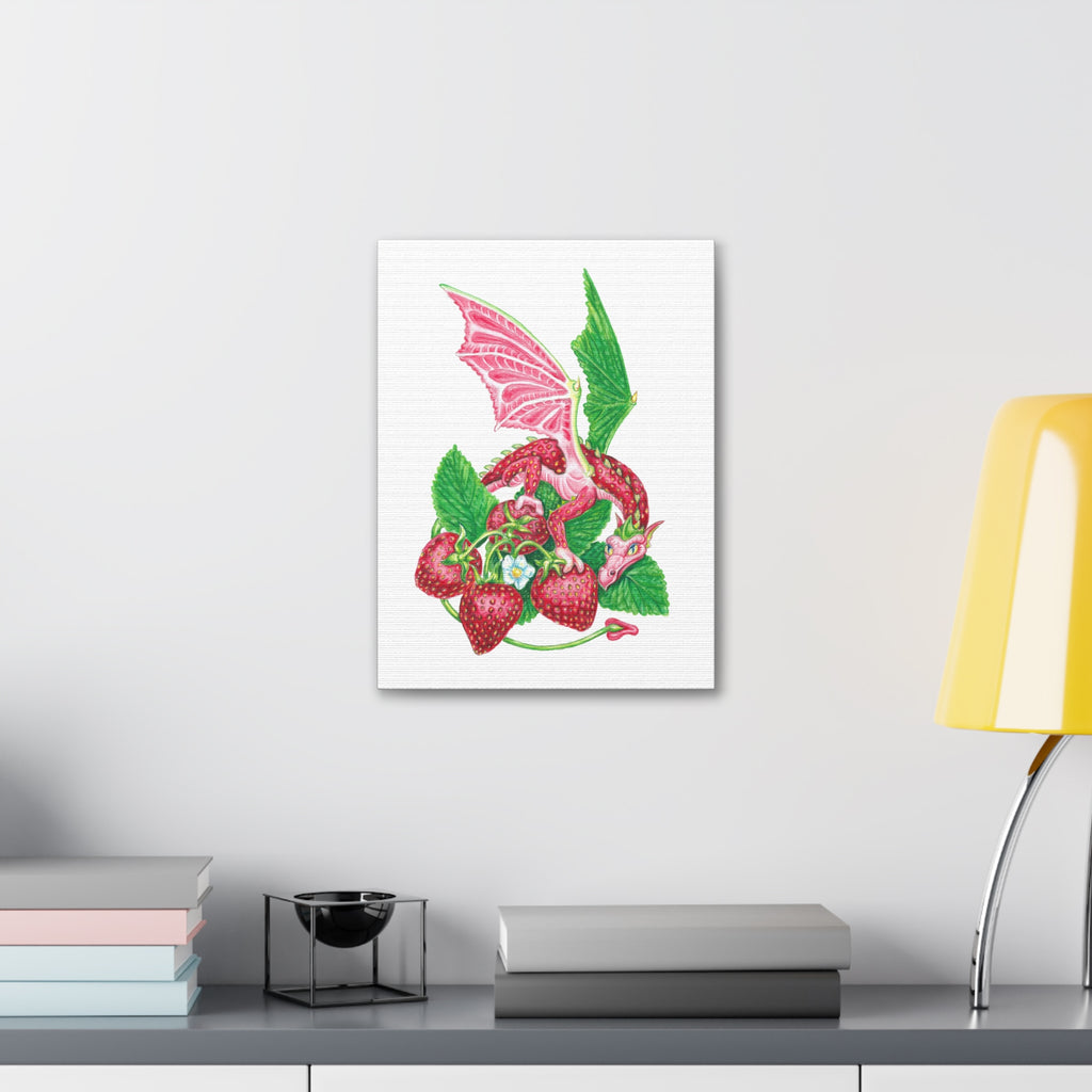 "Strawberry Dragon" Print on Canvas