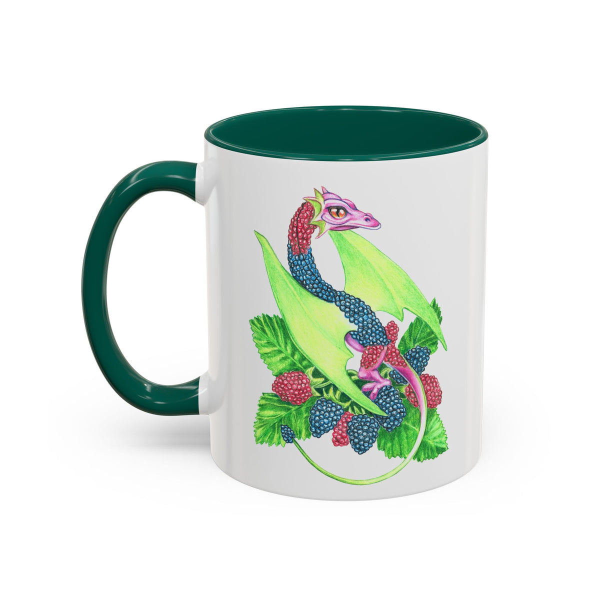 "Blackberry Dragon" Ceramic Mug