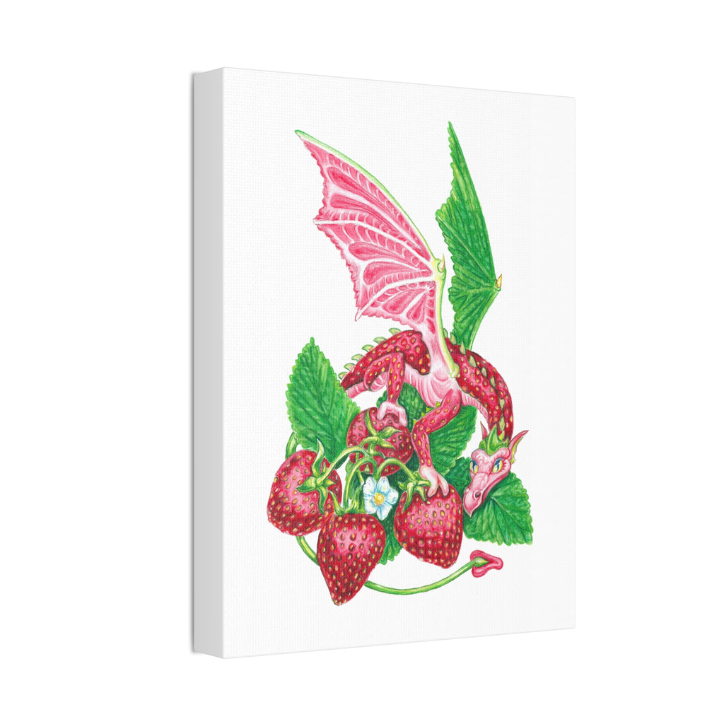 "Strawberry Dragon" Print on Canvas