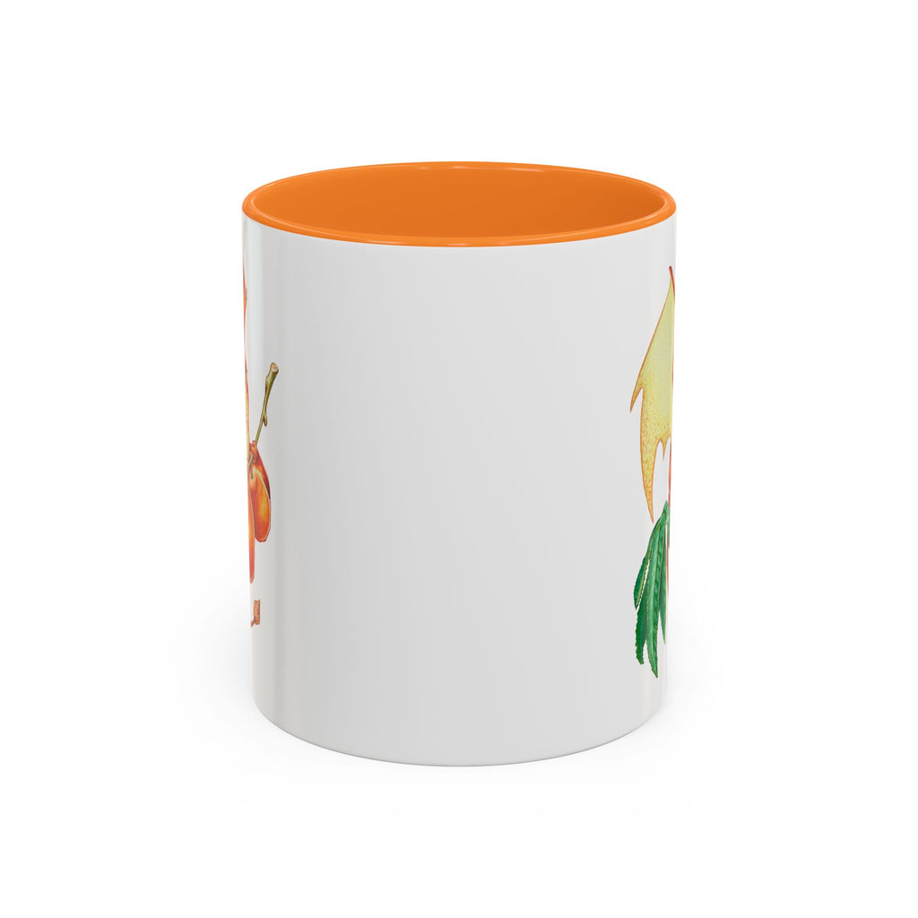 "Peach Dragon" Ceramic Mug
