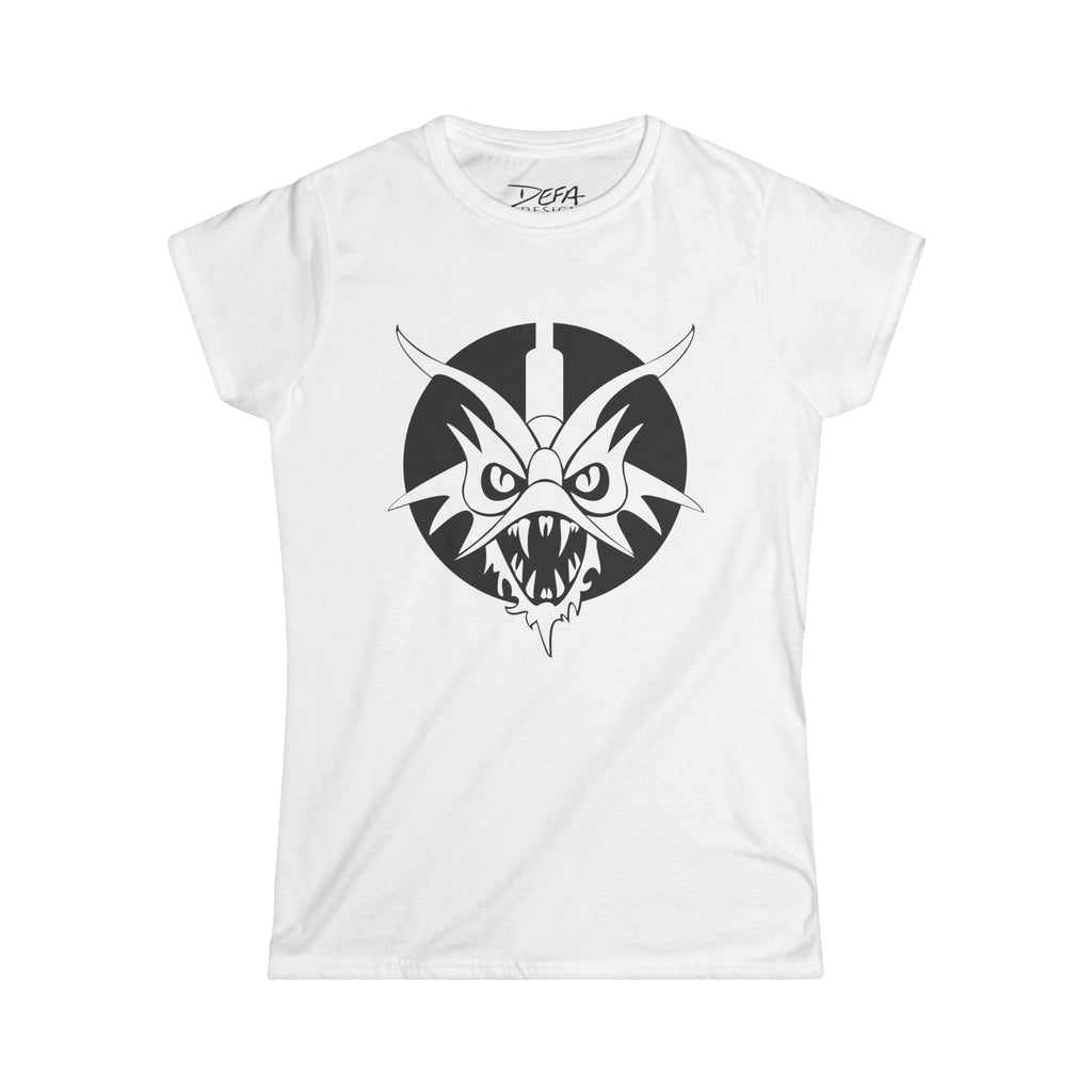 Monotone Dragon Logo Semi-fitted Shirt