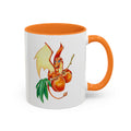 "Peach Dragon" Ceramic Mug
