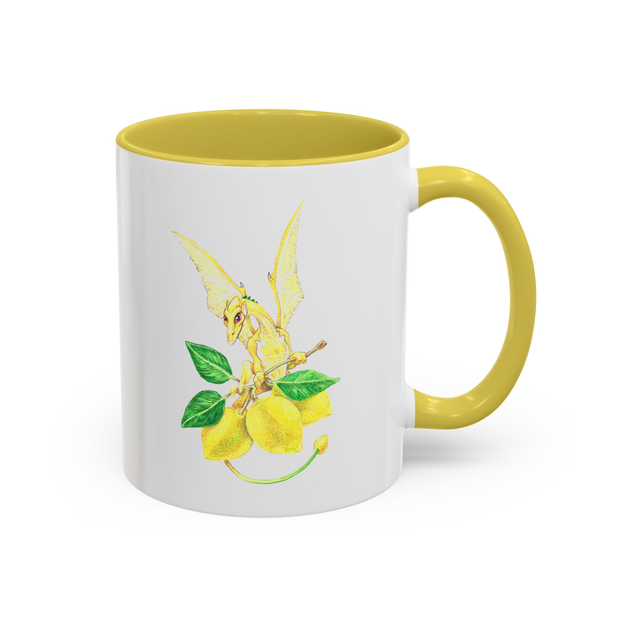 "Lemon Dragon" Ceramic Mug