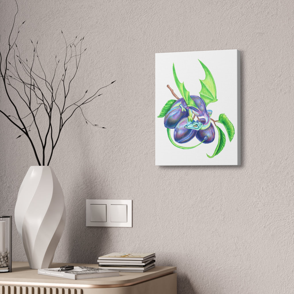 "Plum Dragon" Print on Canvas