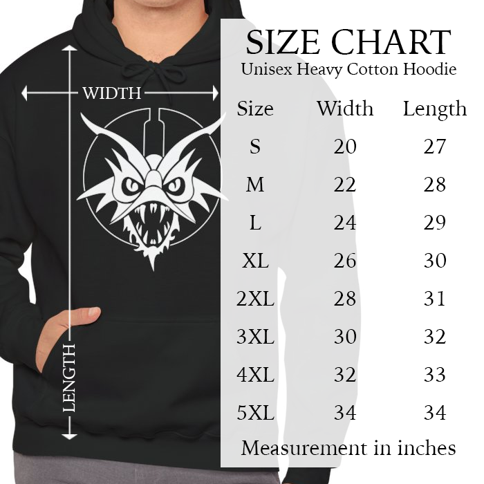 Monotone Dragon Logo Hoodie