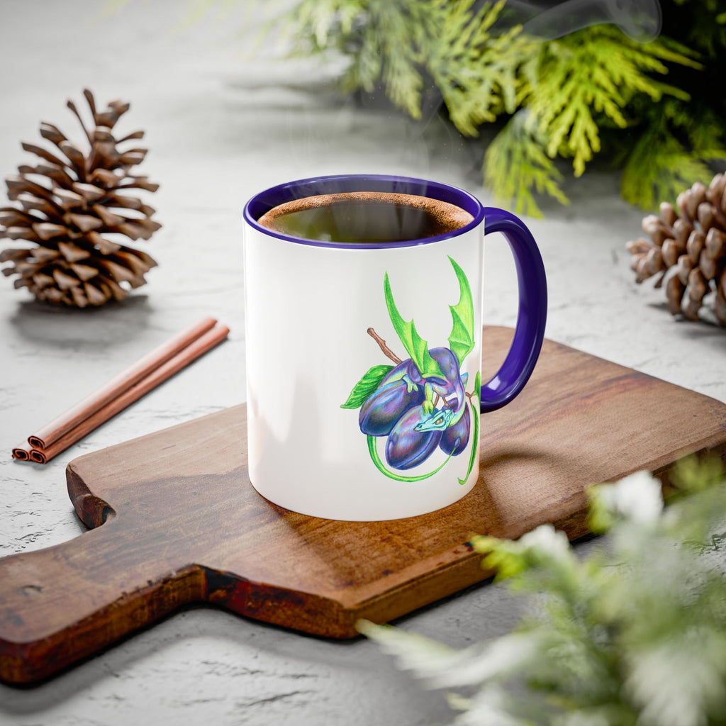 "Plum Dragon" Ceramic Mug