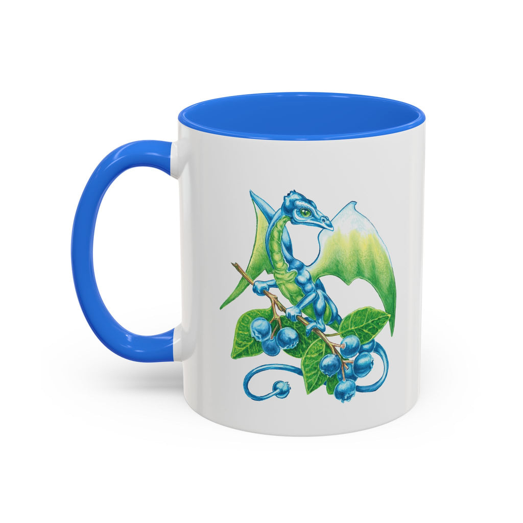 "Blueberry Dragon" Ceramic Mug
