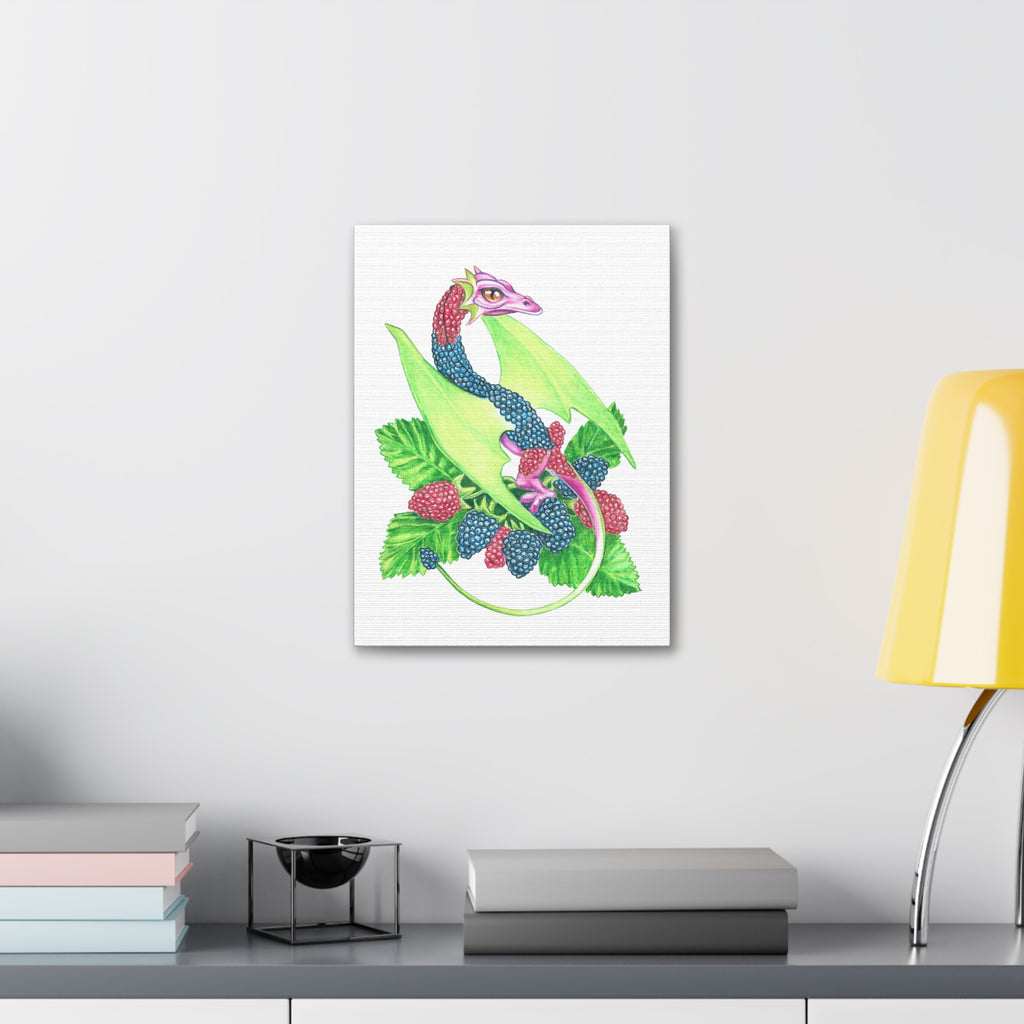 "Blackberry Dragon" Print on Canvas
