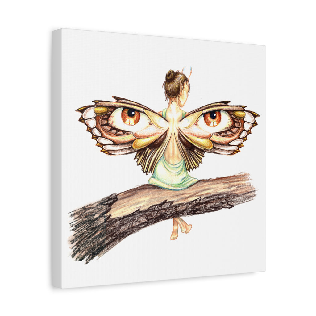 "Defensive"  Fairy Print on Canvas