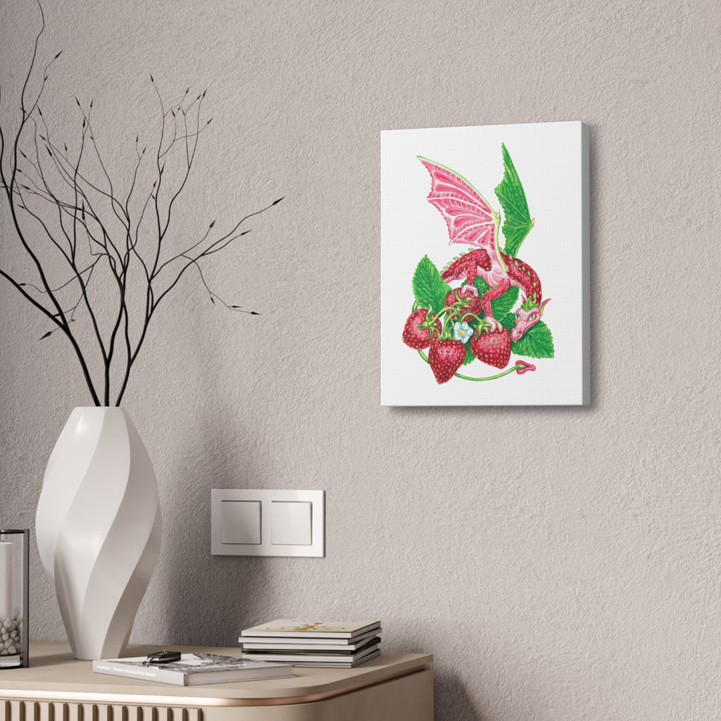 "Strawberry Dragon" Print on Canvas