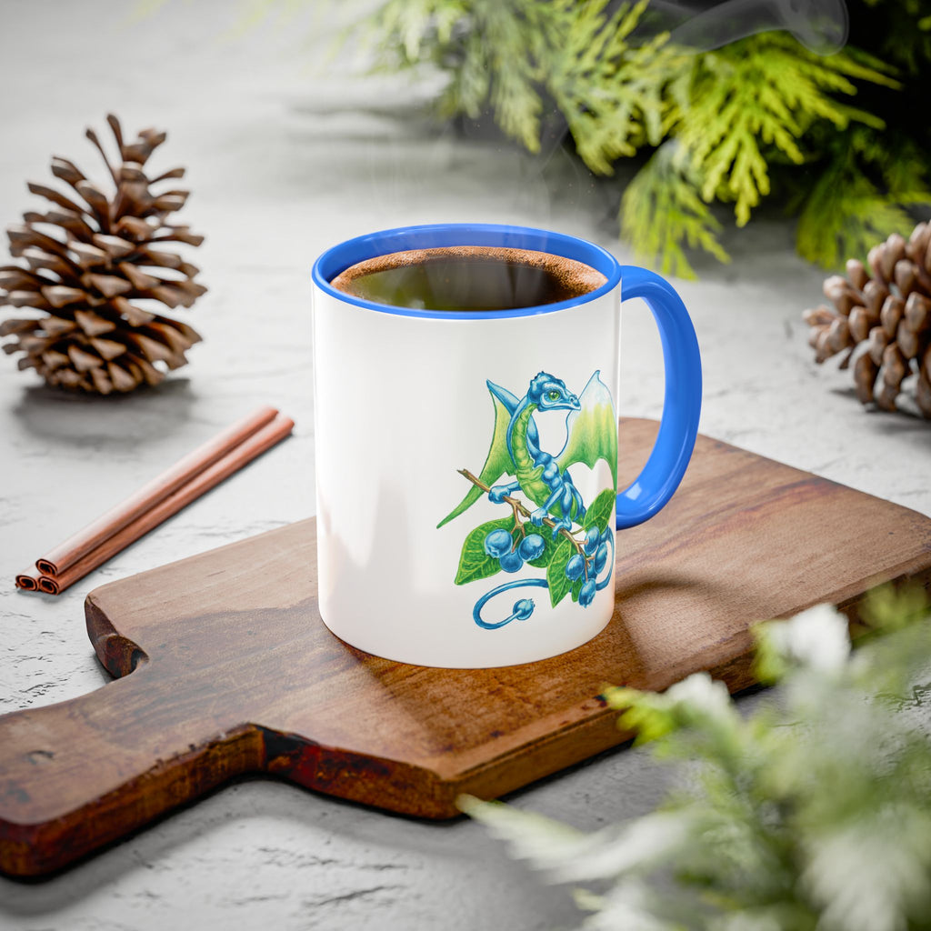 "Blueberry Dragon" Ceramic Mug