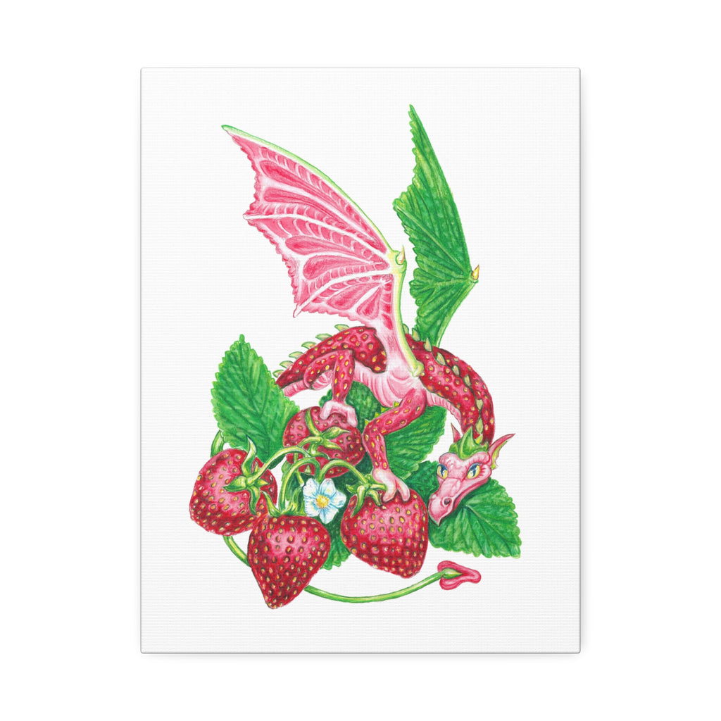 "Strawberry Dragon" Print on Canvas
