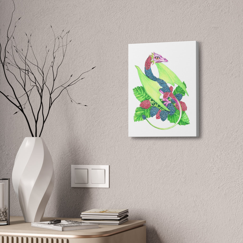 "Blackberry Dragon" Print on Canvas