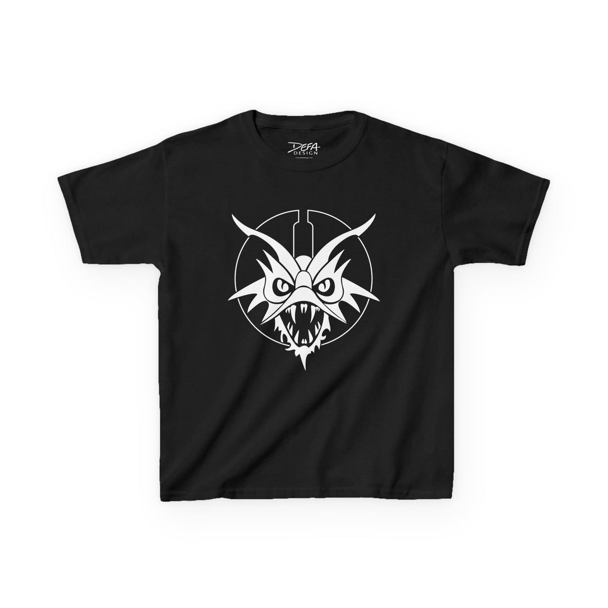 Monotone Dragon Logo Kids T-Shirt