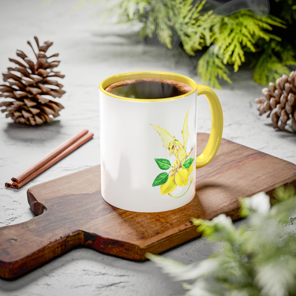 "Lemon Dragon" Ceramic Mug