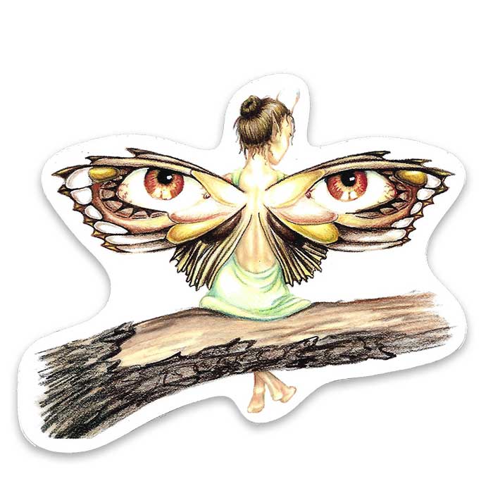 "Defensive" Fairy Sticker