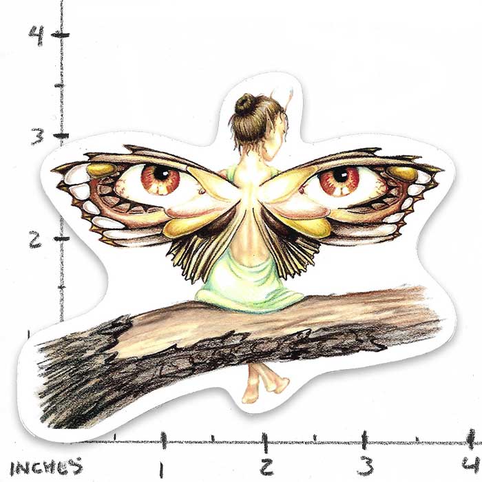 "Defensive" Fairy Sticker