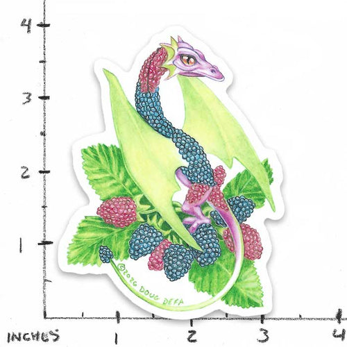 "Blackberry" Dragon Sticker