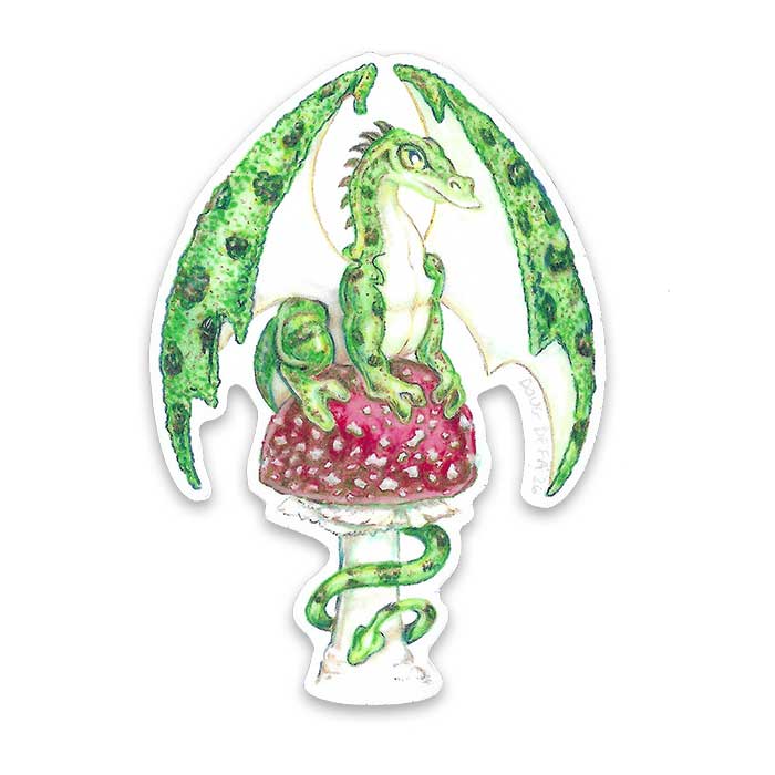 "Dragonstool" Dragon Sticker